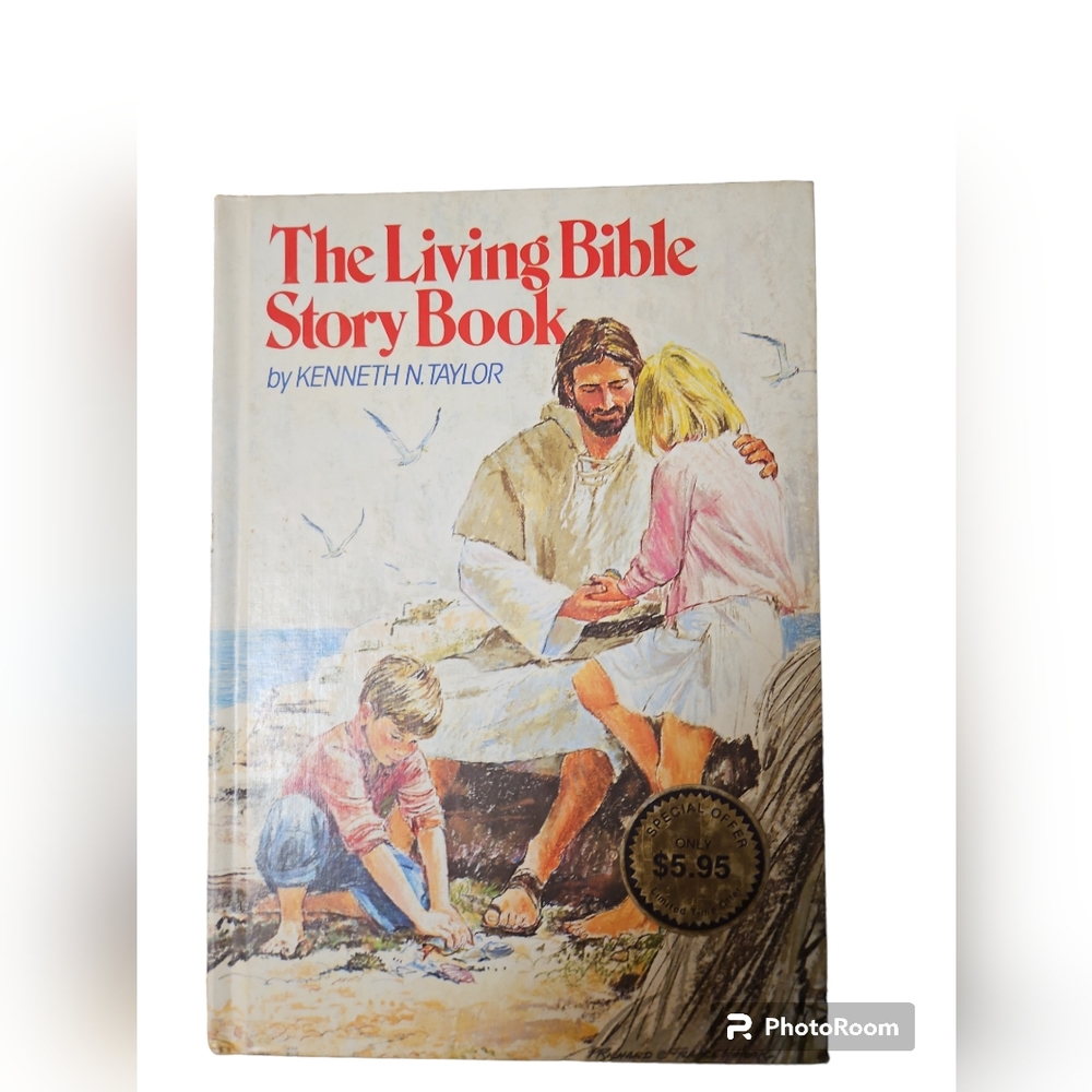 Vintage The Living Bilble Story BOOK EUC NVR USED